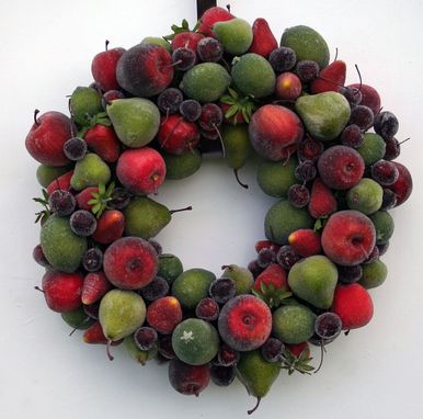 Custom Made Sugared Fruit Wreath