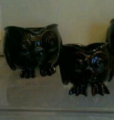 Custom Made Beautiful Ceramic Owls Bowls