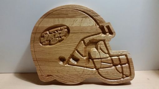 Custom Made Football Helmet Cutting Board
