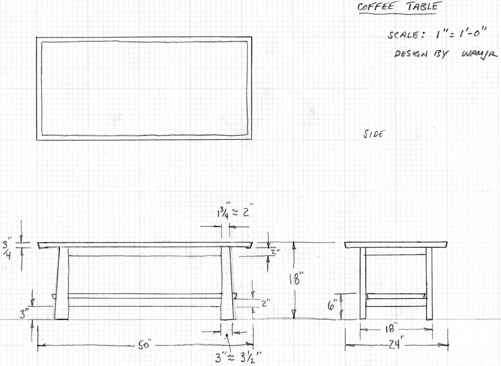 Hand Crafted Maple Coffee Table by Summerwood Woodworks
