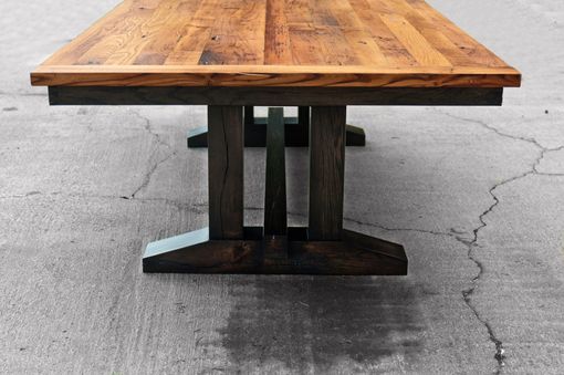 wormy chestnut dining room table