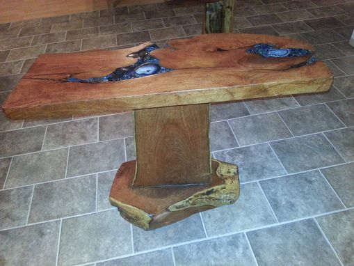 Custom Made Mesquite Side Table