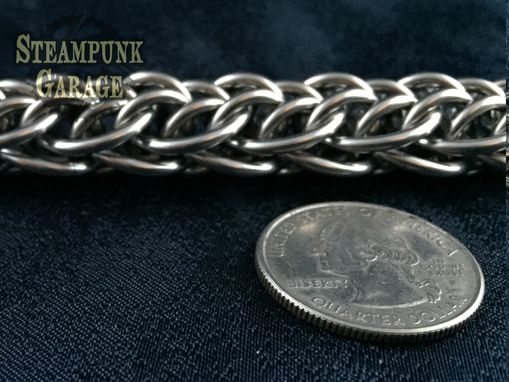 Custom Made Niflheimr Wallet Chain - Stainless Steel - Handcut Rings