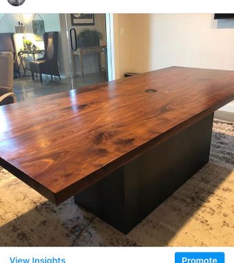 Custom Made Conference Tables + Desk