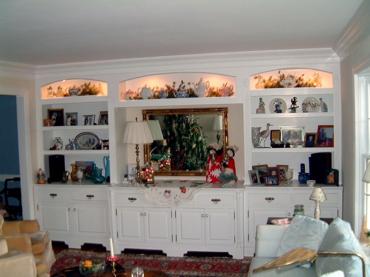 Handmade Family Room Wall Unit by New Age Designs