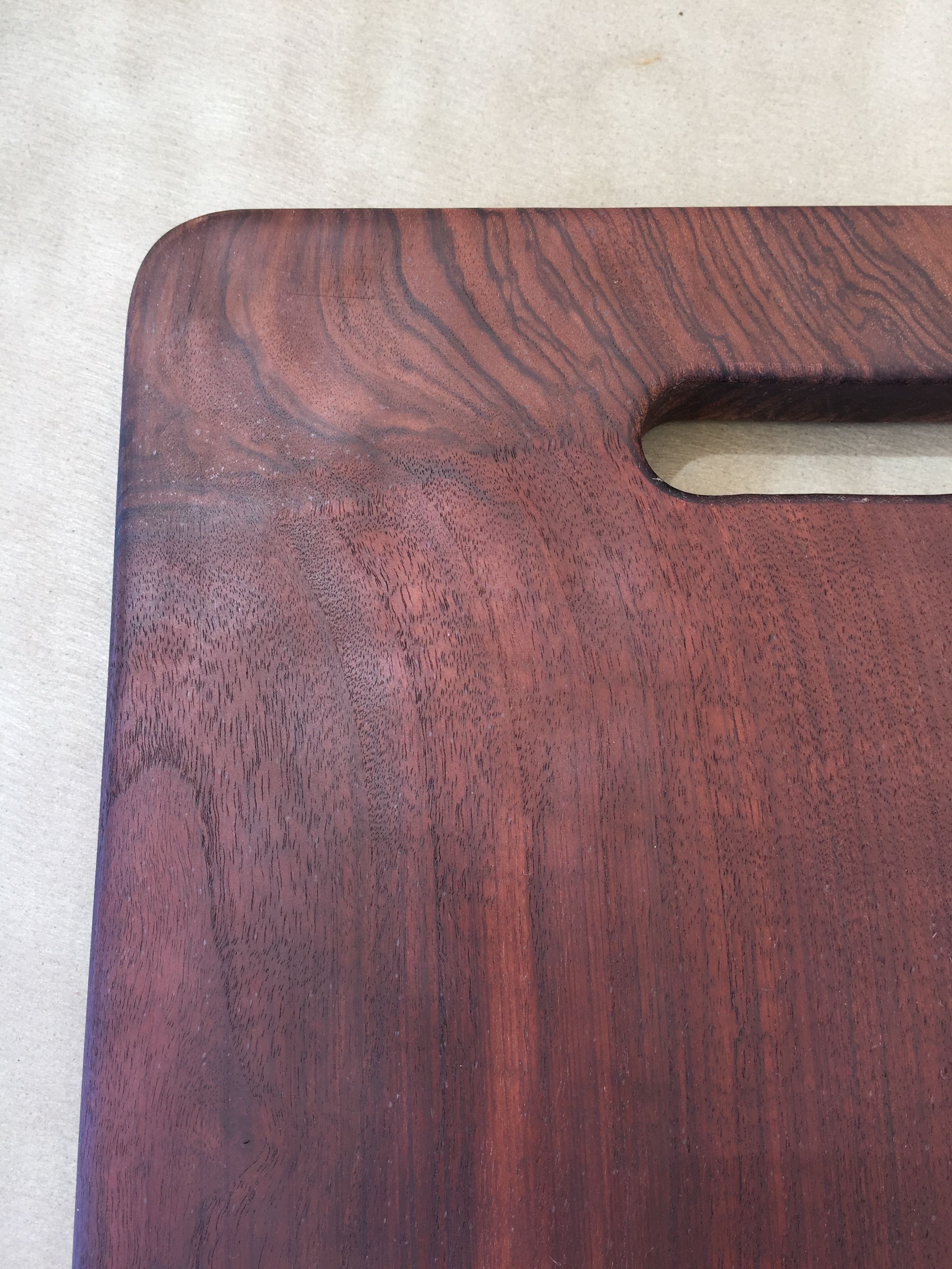 Hand Made Live Edge Walnut Cutting Board Serving Board By Hardwood