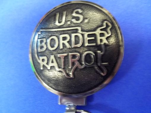 Custom Made Wmc136 United States Border Patrol Key Rings