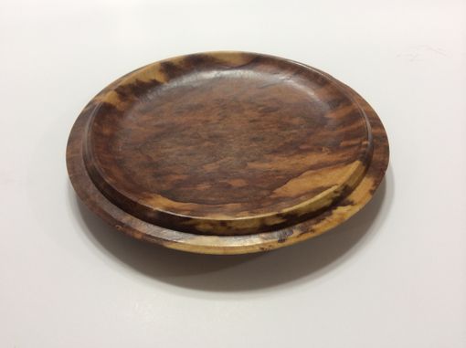 Custom Made Marble Figured Maple Burl Plate/ Dish