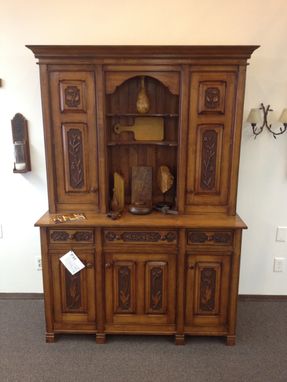 Custom Made For Sale - "Wetterhorn Peak" - Bavarian Style Dining Buffet Food Dresser