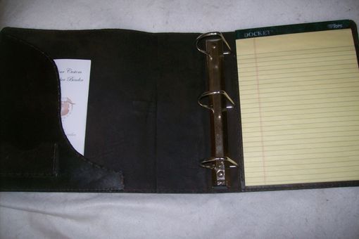 Custom Made Personalized Leather Charge Book For Coast Guard Cpo
