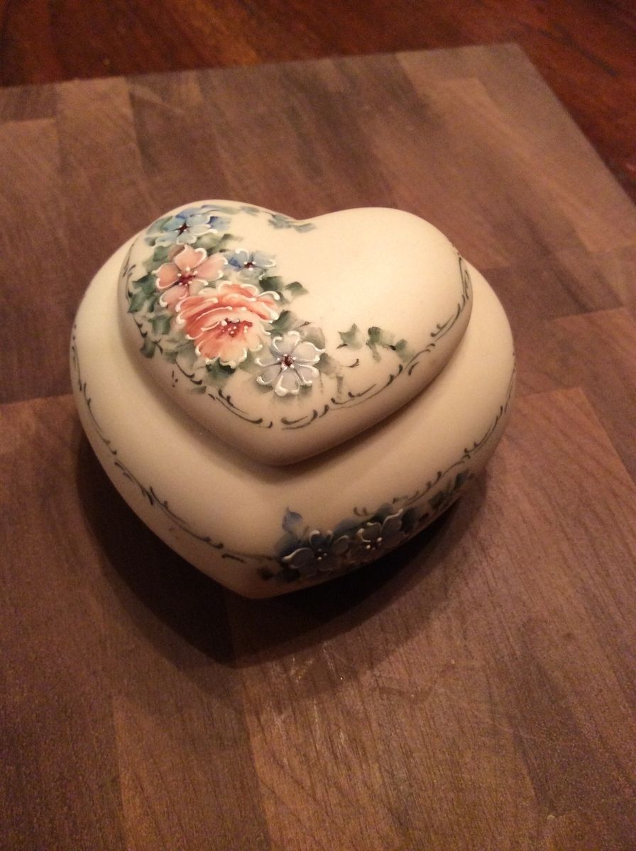 Custom Bisque Porcelain Heart Box by Porcelain by De Long | CustomMade.com