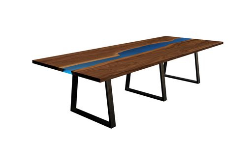 Custom Made Walnut River Table