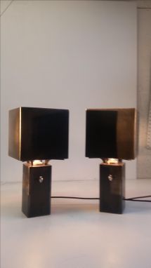 Custom Made Graf Spee Table Lamp Pair