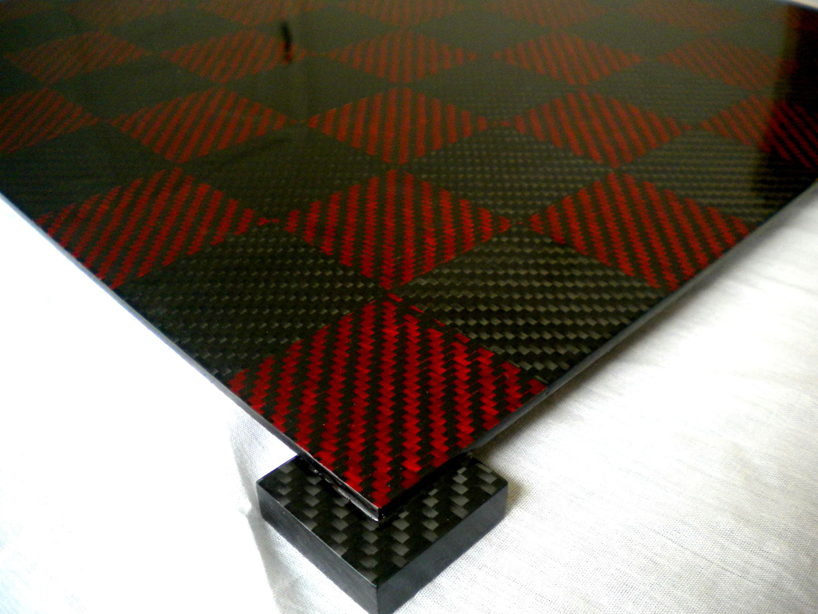 Hand Crafted Custom Carbon Fiber Chess Board by Josh Foss