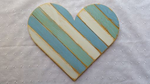 Custom Made Shabby Chic Distressed Wooden Heart