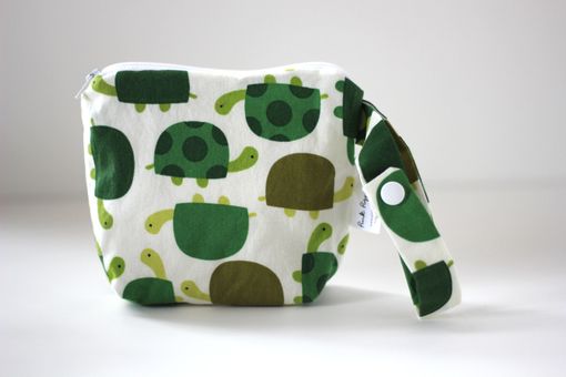 Custom Made Gusseted Messy Bag Set (Snack Bags) - Turtles