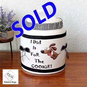 Hand Crafted Cookie Jar by Odyssey Arts