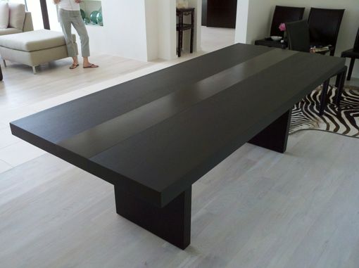 Handmade Modern Dining Table by Bedre Woodworking 