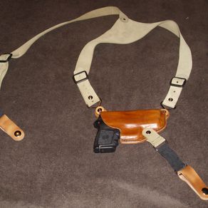 Handmade Colt 1911 Under Arm Shoulder Holster by ADLEATHERCRAFTS ...