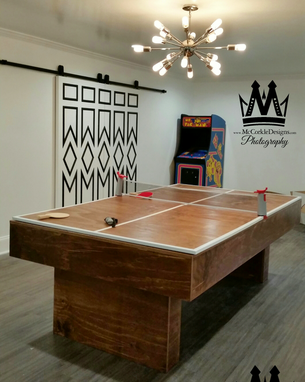 Custom Made 8ft  Conversion Pooltable With Ping Pong Top Made Out Of Select Grade Pine ! Pool Tables