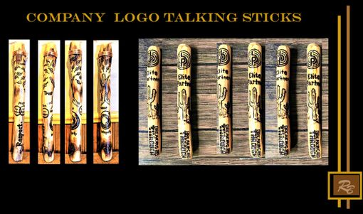 Custom Made Company Logo, Talking Sticks, Custom