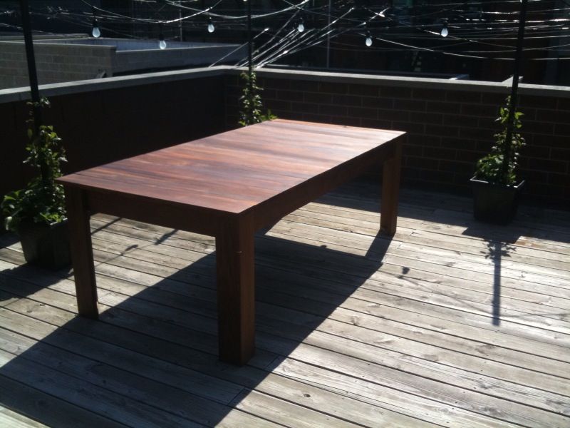 Hand Made Outdoor Table by Cannon Custom Woodworking LLC