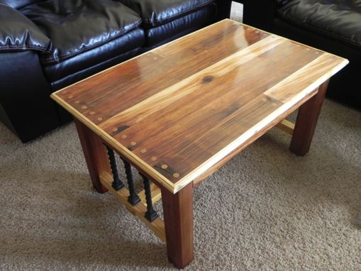 Custom Made Western Cedar Coffee Table