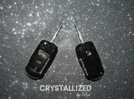 Custom Made Crystallized Car Key Any Make Model Bling Bedazzled Genuine European Crystals
