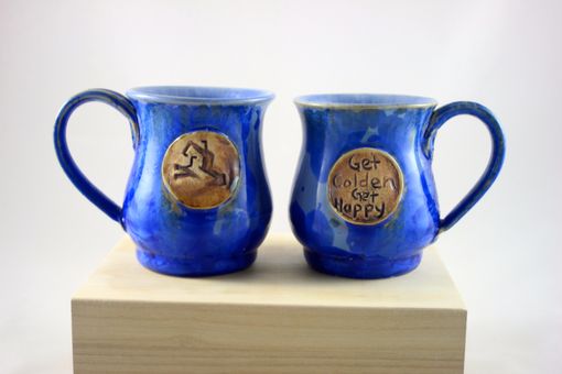 Custom Made Custom Crystalline-Glazed Mugs