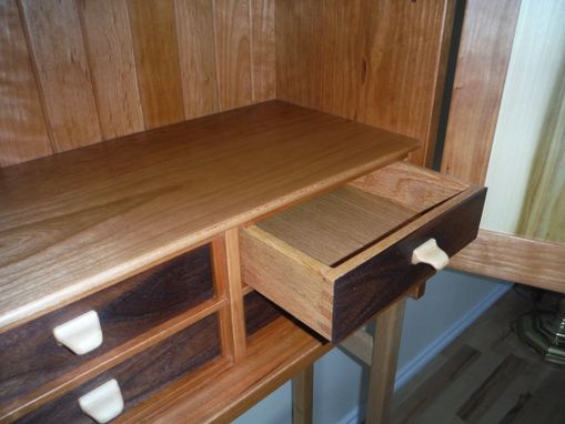 Custom Made Cherry Cabinet On A Stand