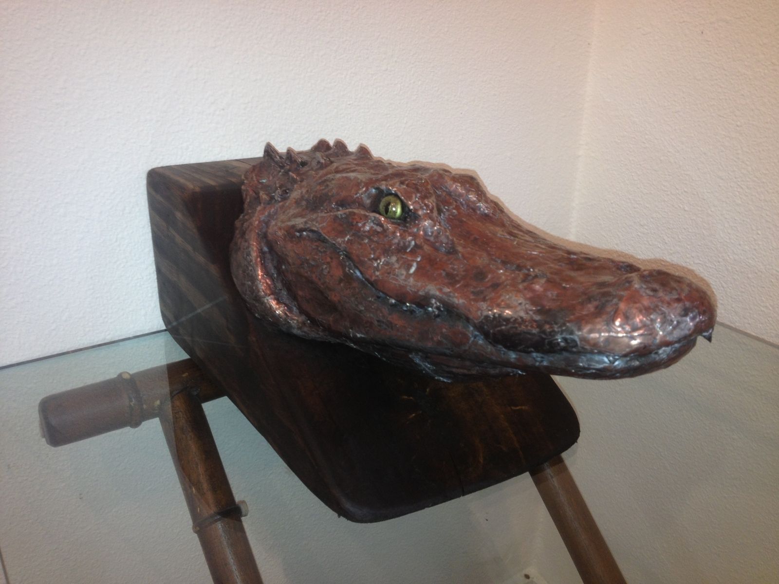 Custom Made Alligator Head by ManzArt