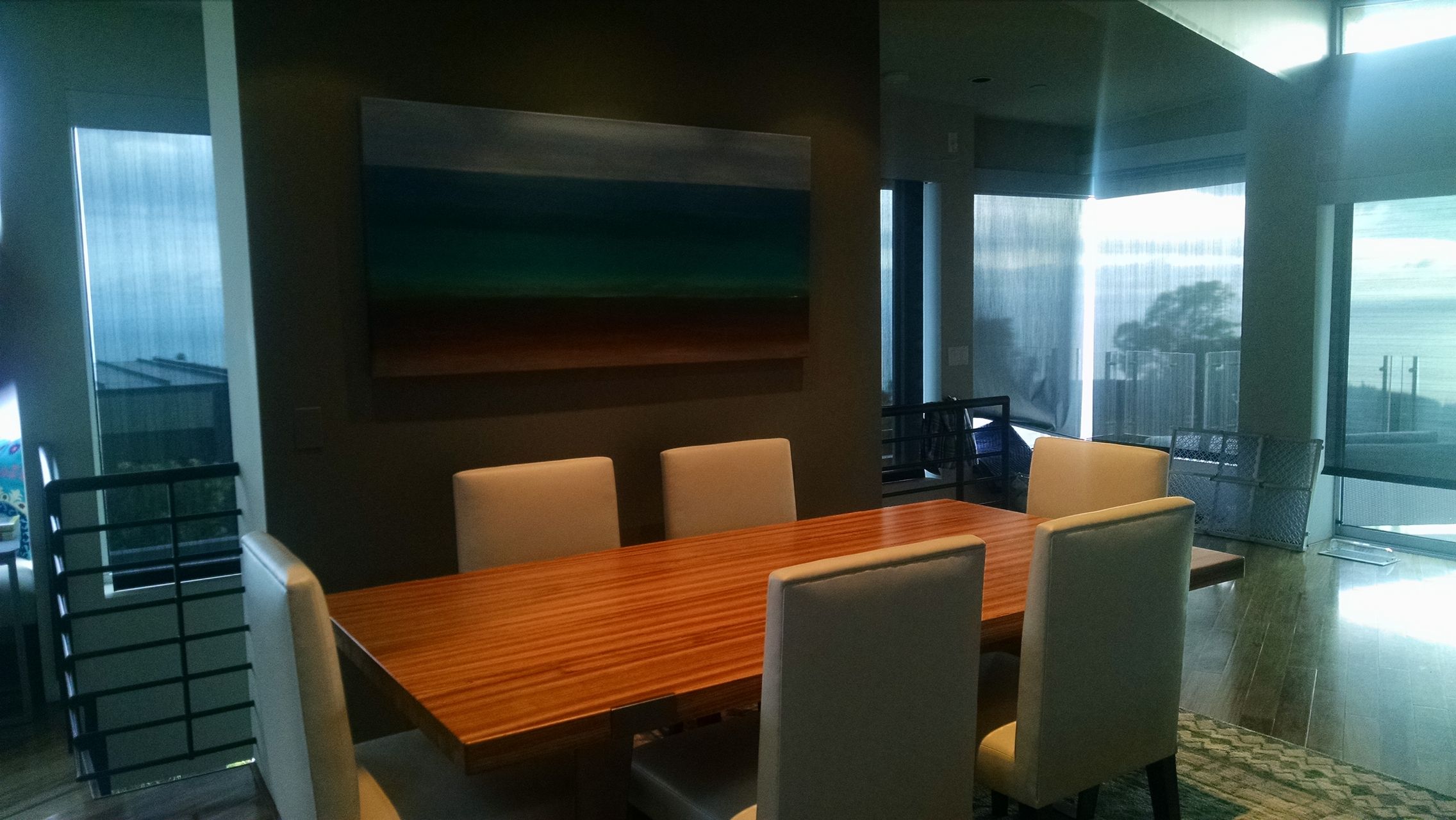 Custom Made Zebrawood Dine Table by Perfect45Degree