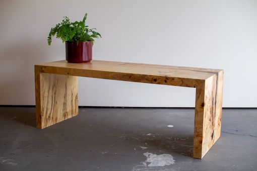 Custom Made Custom Waterfall Style Coffee Table/ Bench