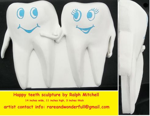 Custom Made Happy Teeth Sculpture