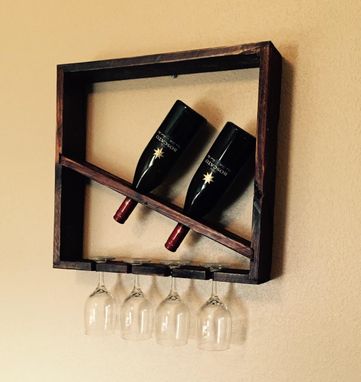 Custom Made Reclaimed Wine Rack