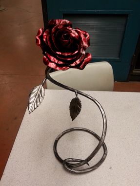 Custom Made Metal Rose