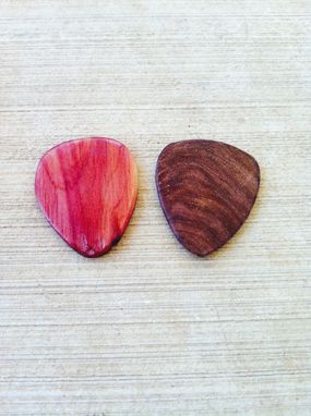 Custom Made Mesquite Or Cedar, Wooden Guitar Picks