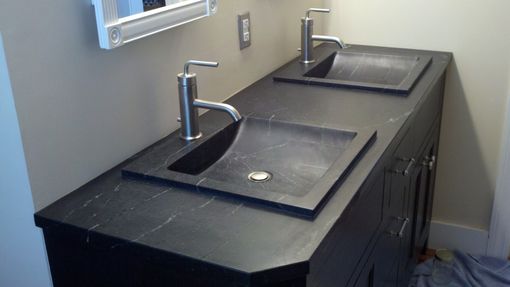 Custom Made Soapstone Vanity