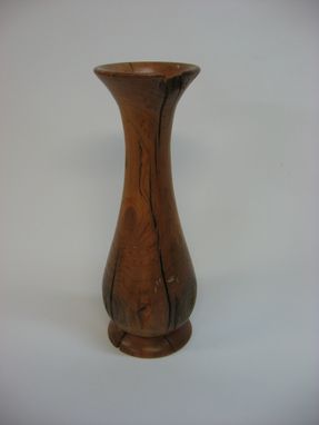 Custom Made Distressed Apple Wood Vase