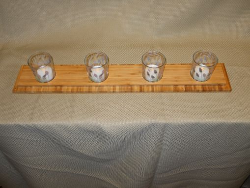 Custom Made Candle Centerpiece Gift Holder