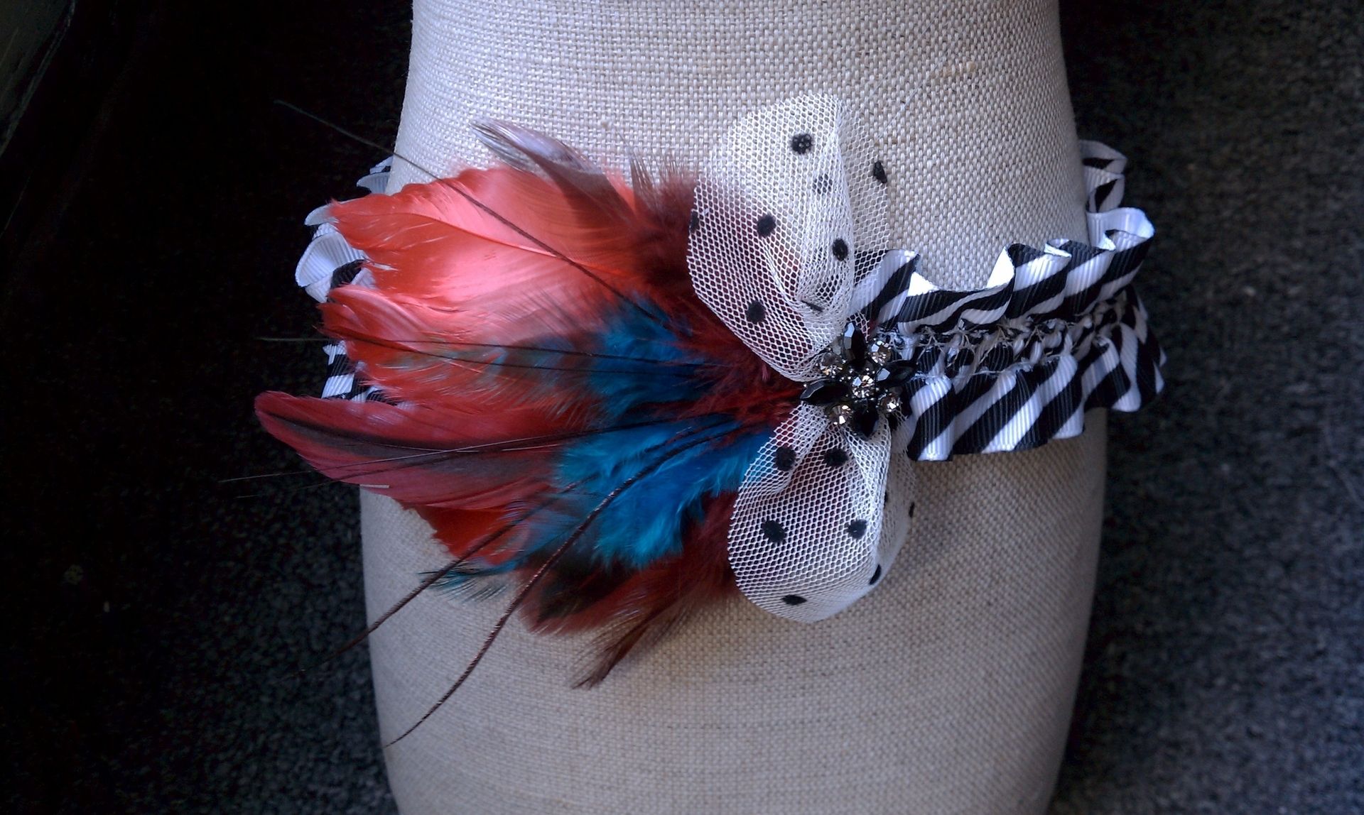 Hand Made Custom Wedding Garters by Glowlightly