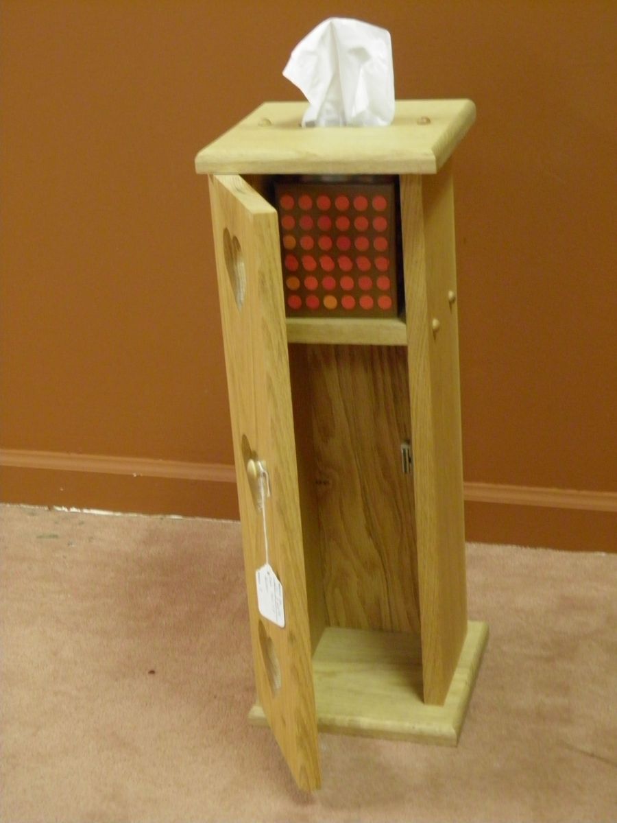 Hand Made Toilet Paper And Tissue Holder By Windy Woods Woodworking And Turning Custommade Com