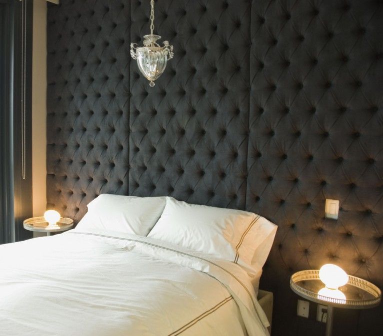 Hand Made Custom Tufted Wall Panel, Upholstered Headboard Tiles With Tuft