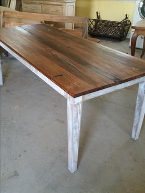 Custom Made Reclaimed Pine Dingin Table