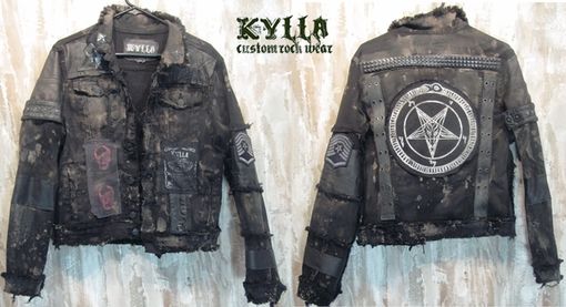 vest customize your Punk Custom Crafted Hand Rockstar Jacket Rock Stage Metal