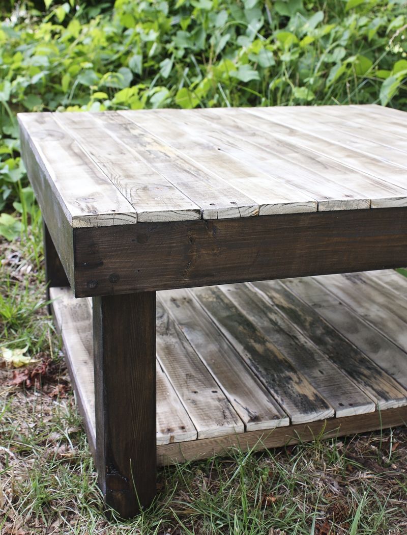 Buy Hand Crafted The Weathered Farmhouse Reclaimed Wood Coffee Table ...