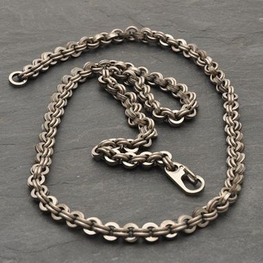 Custom Made Titanium Double Link Necklace