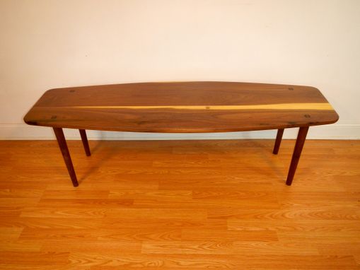 Custom Made Mid Century Modern Style Surfboard Table