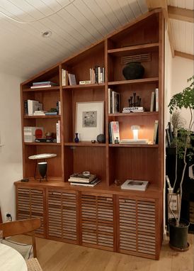 Custom Made Bookshelves/ Credenza