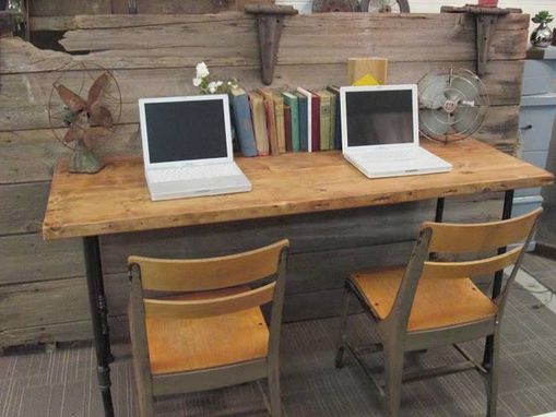 Custom Made Kids Reclaimed Wood Workstation